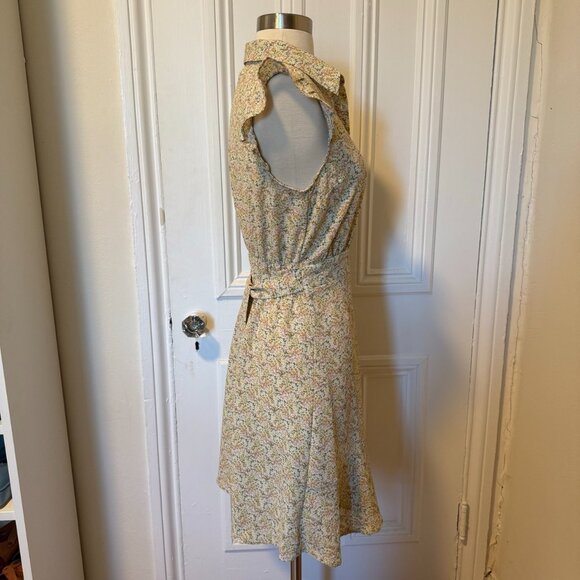 Mounteau Los Angeles Floral Cap Dress - Picture 7 of 11